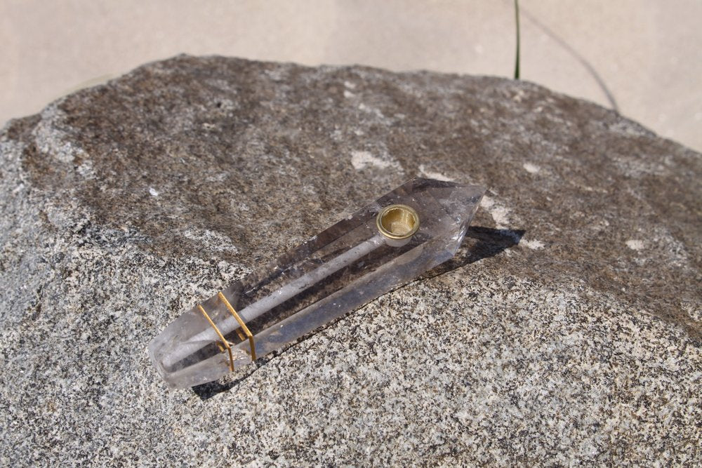Smokey Quartz Pipe-1