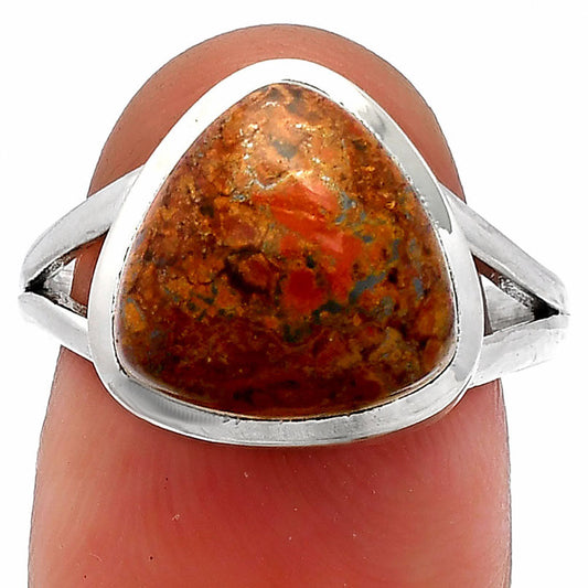Natural Rare Cady Mountain Agate Ring size-8 R-1005 SDR230372-0
