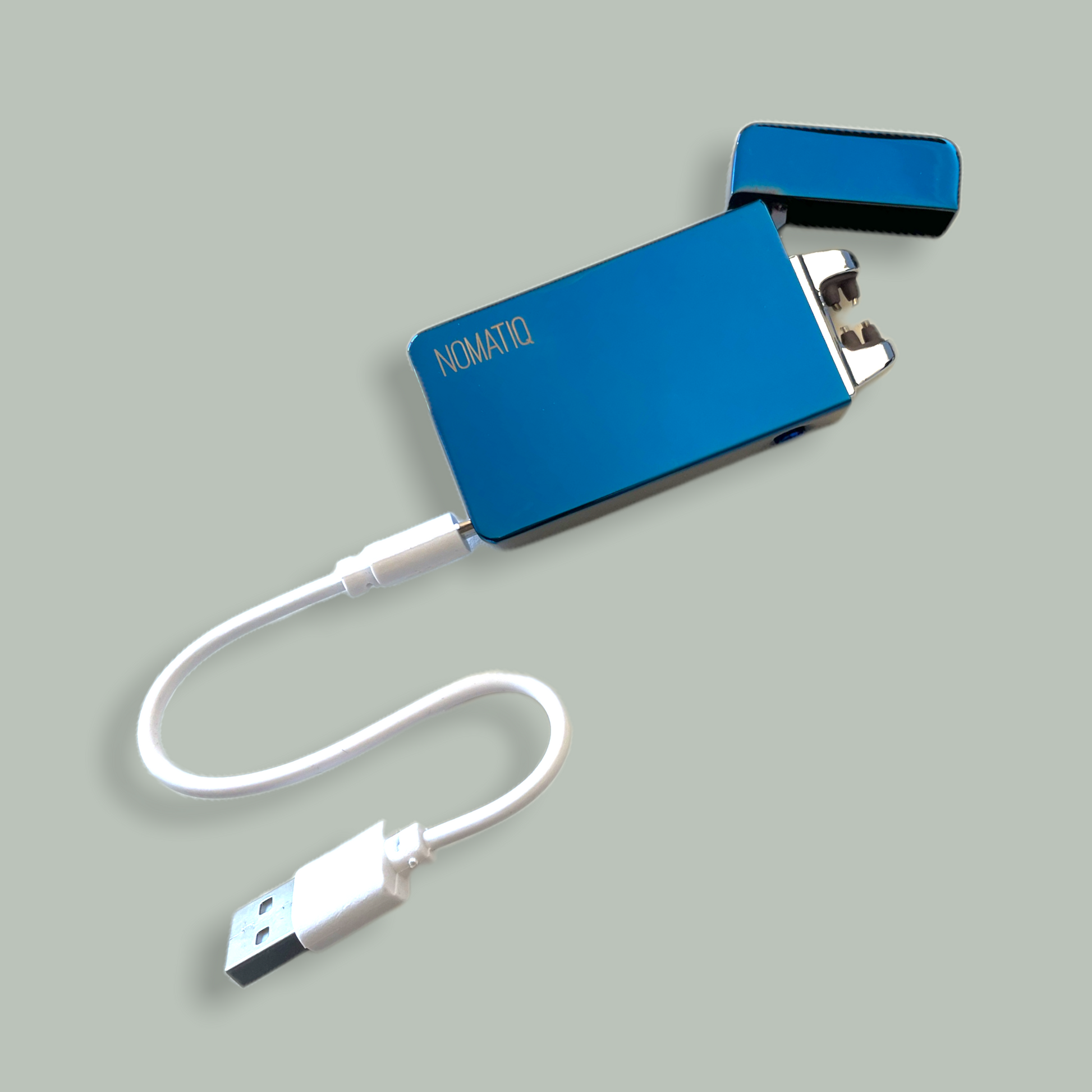 Blue Dual Arc Lighter-2